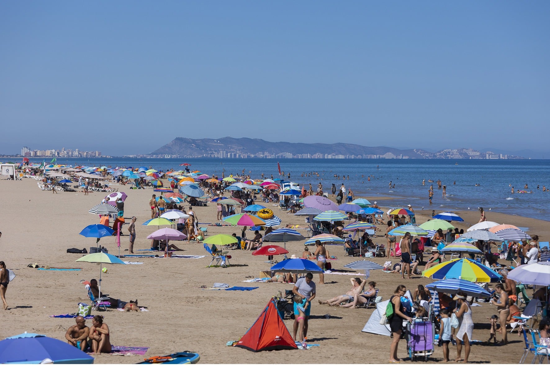 La Playa de Gandia el pasado mes de septiembre.