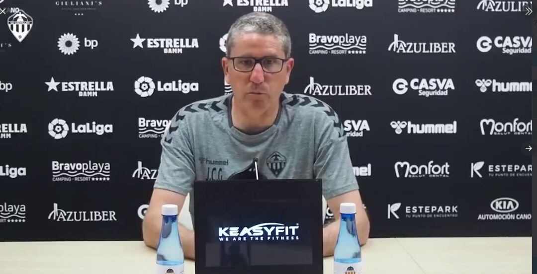 El entrenador del CD Castellón, Juan Carlos Garrido ha destacado la importancia del duelo para la permanencia que van a disputar la próxima jornada