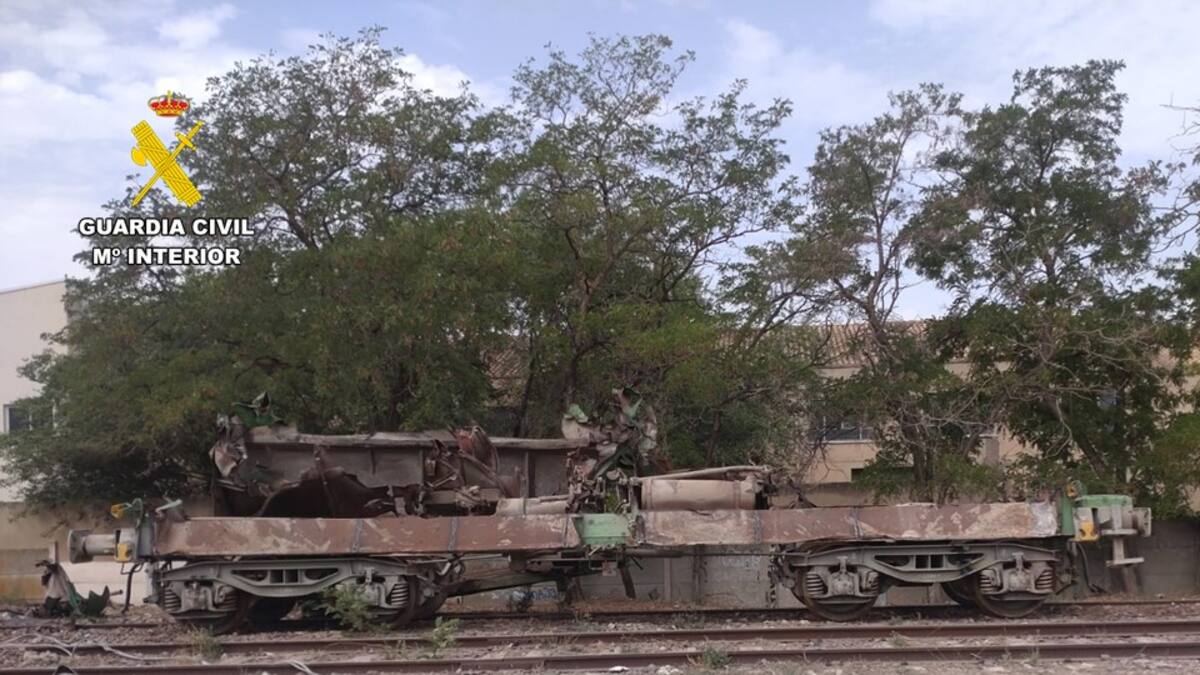 La Guardia Civil desarticula una banda por robar once toneladas de chatarra en Villena