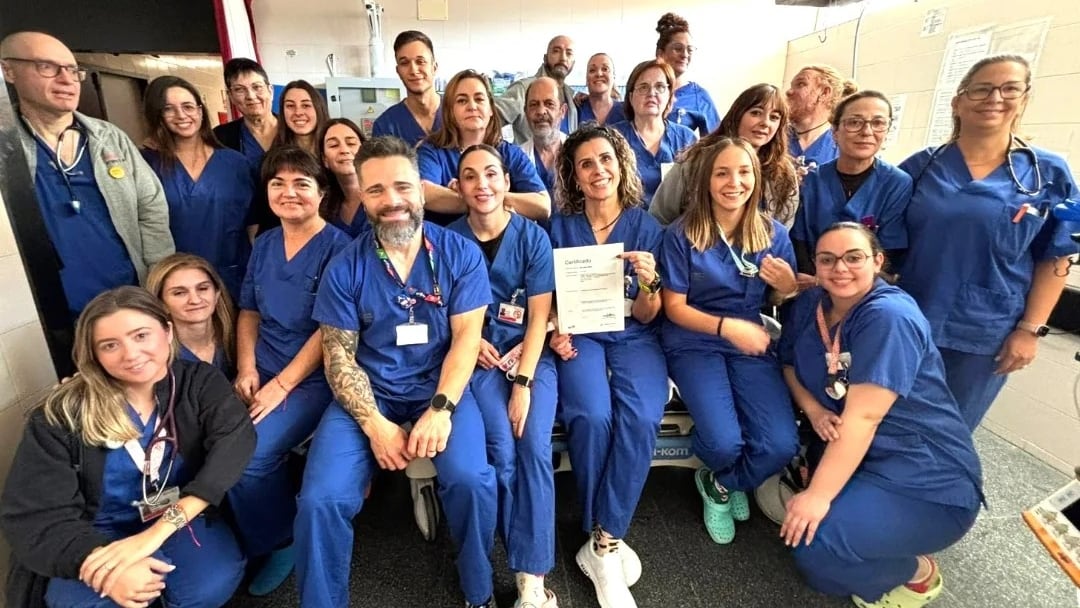 Equipo del servicio de Urgencias del Hospital Gral. Universitario &quot;Virgen de la Salud&quot; de Elda