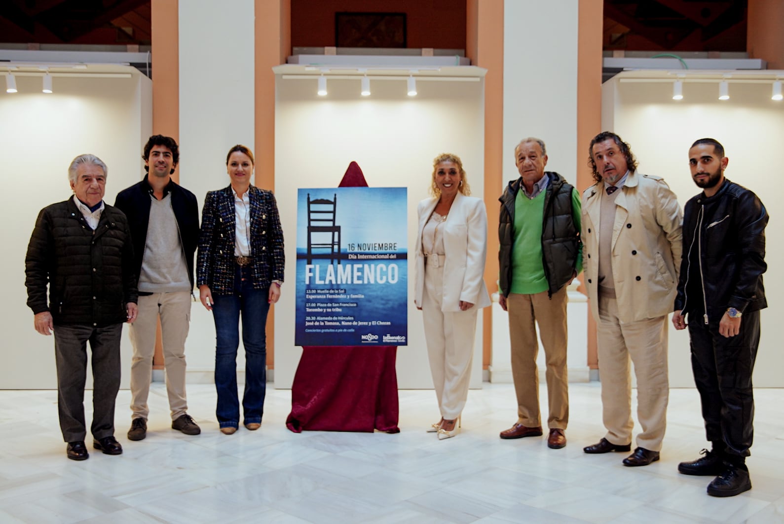 Imagen de la presentación de las actuaciones que tendrán lugar en el Día Internacional del Flamenco