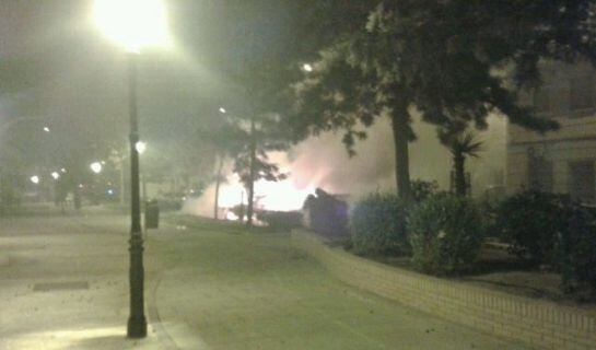 Incendio coche