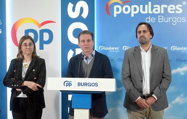 Los candidatos a las alcaldías de Aranda y Miranda, junto a Borja Suárez