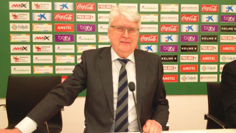 Juan Pascual, secretario general del Elche C.F.