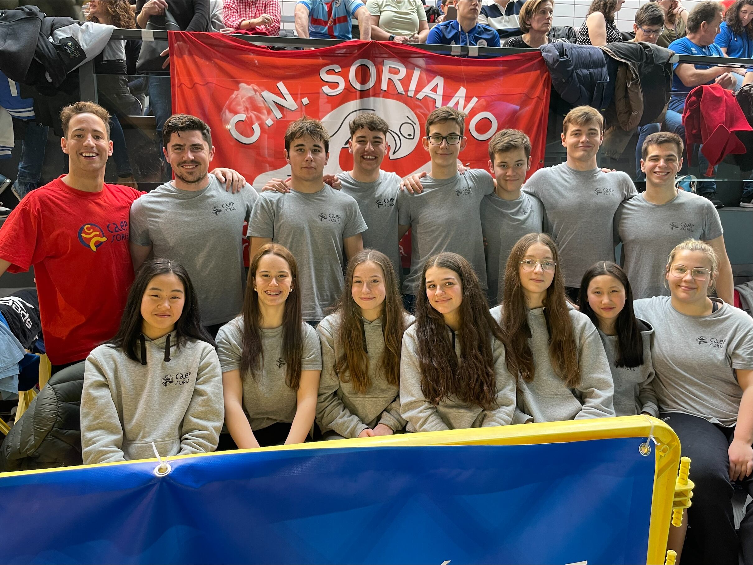 Gran papel de los nadadores del CN Soriano CAEP en el Regional Absoluto-Junior.