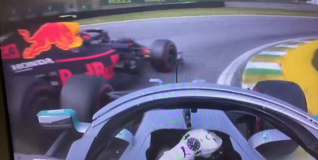 El incidente entre Hamilton y Albon en Interlagos