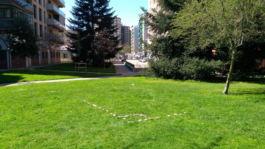 El córner donde estaba ubicado el viejo campo de San Juan en Pamplona  