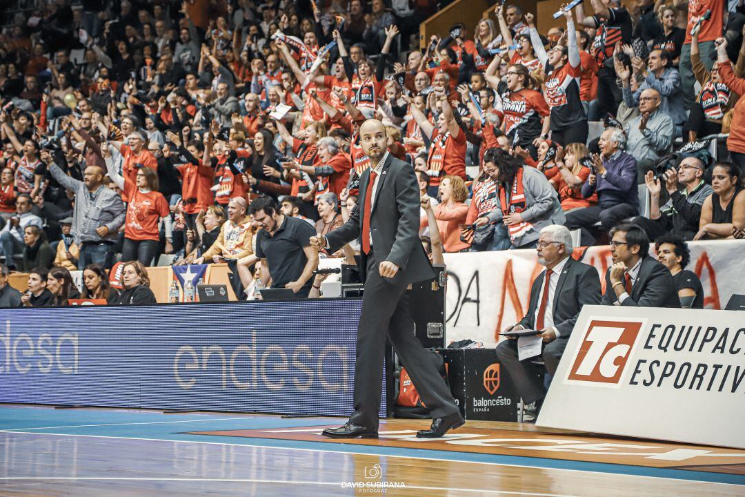 Surís, en un partit de la temporada passada a Fontjau.