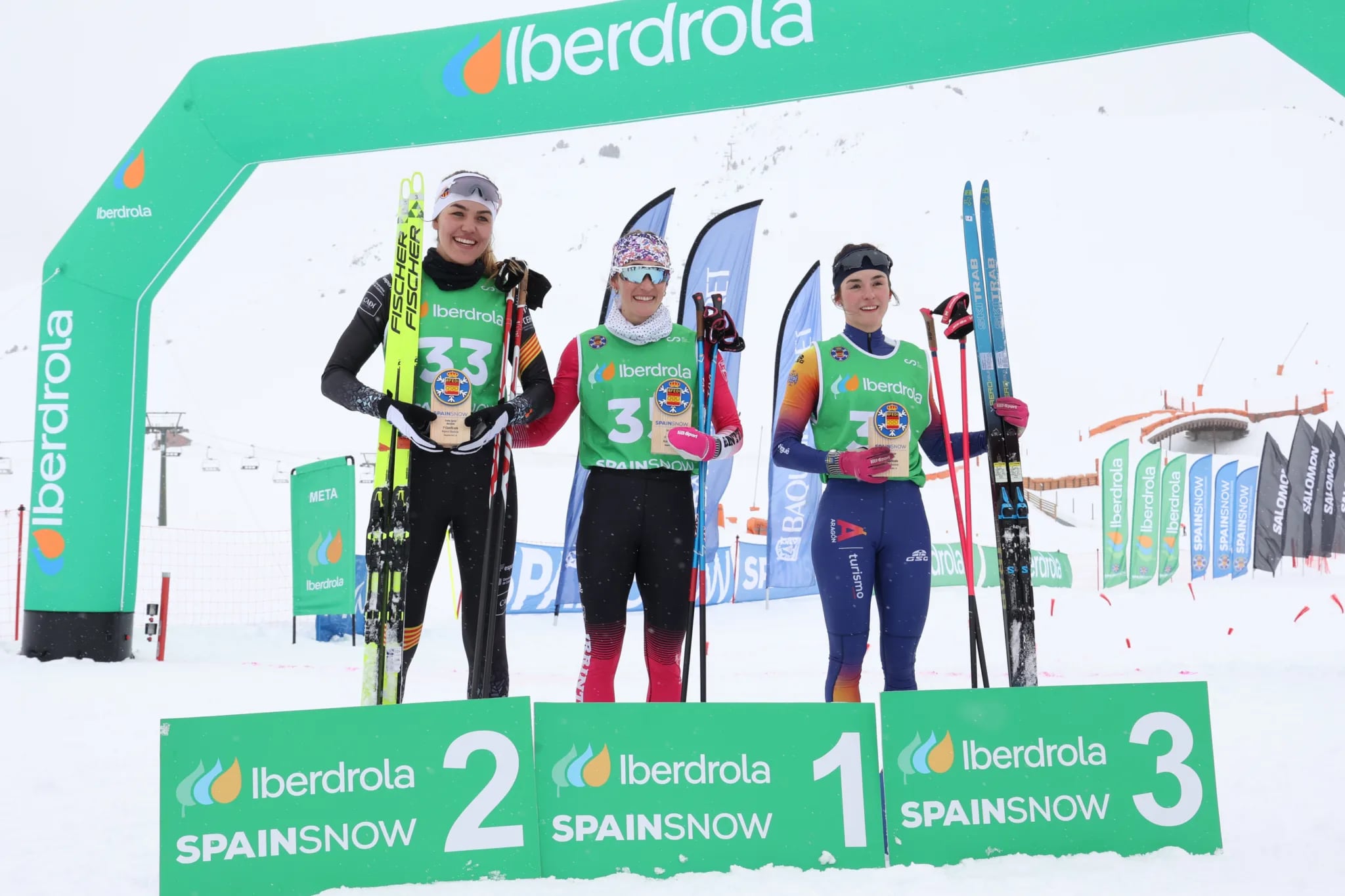 Angela Cajal tercera en los esprints