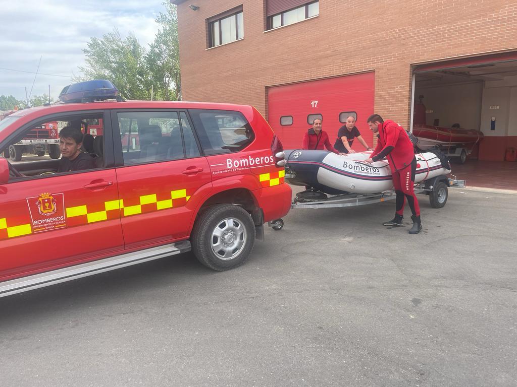 Los bomberos han rescatado a un menor en el Júcar en Cuenca