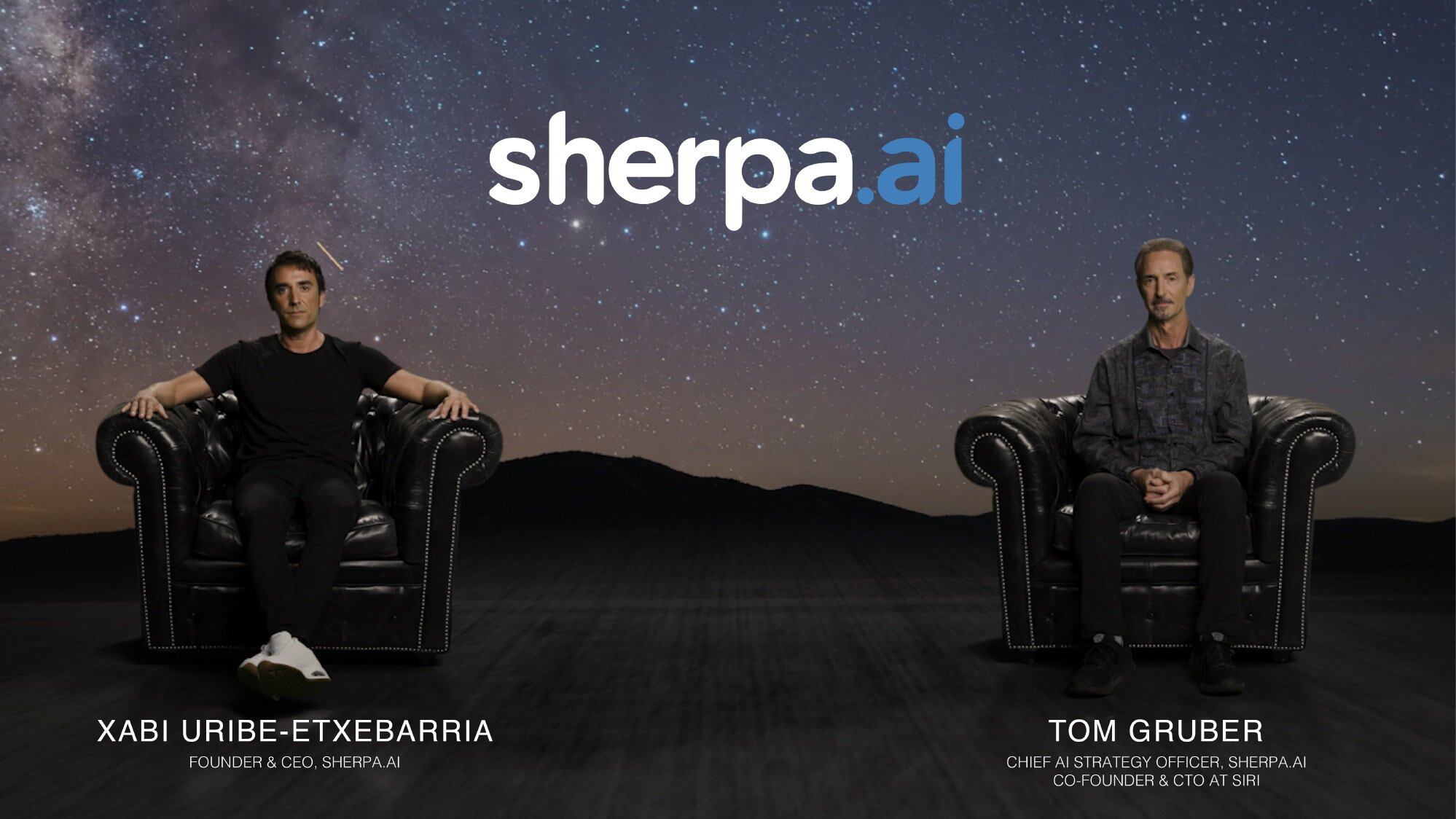 Xabi Uribe-Etxeberria y Tom Gruber SHERPA.AI