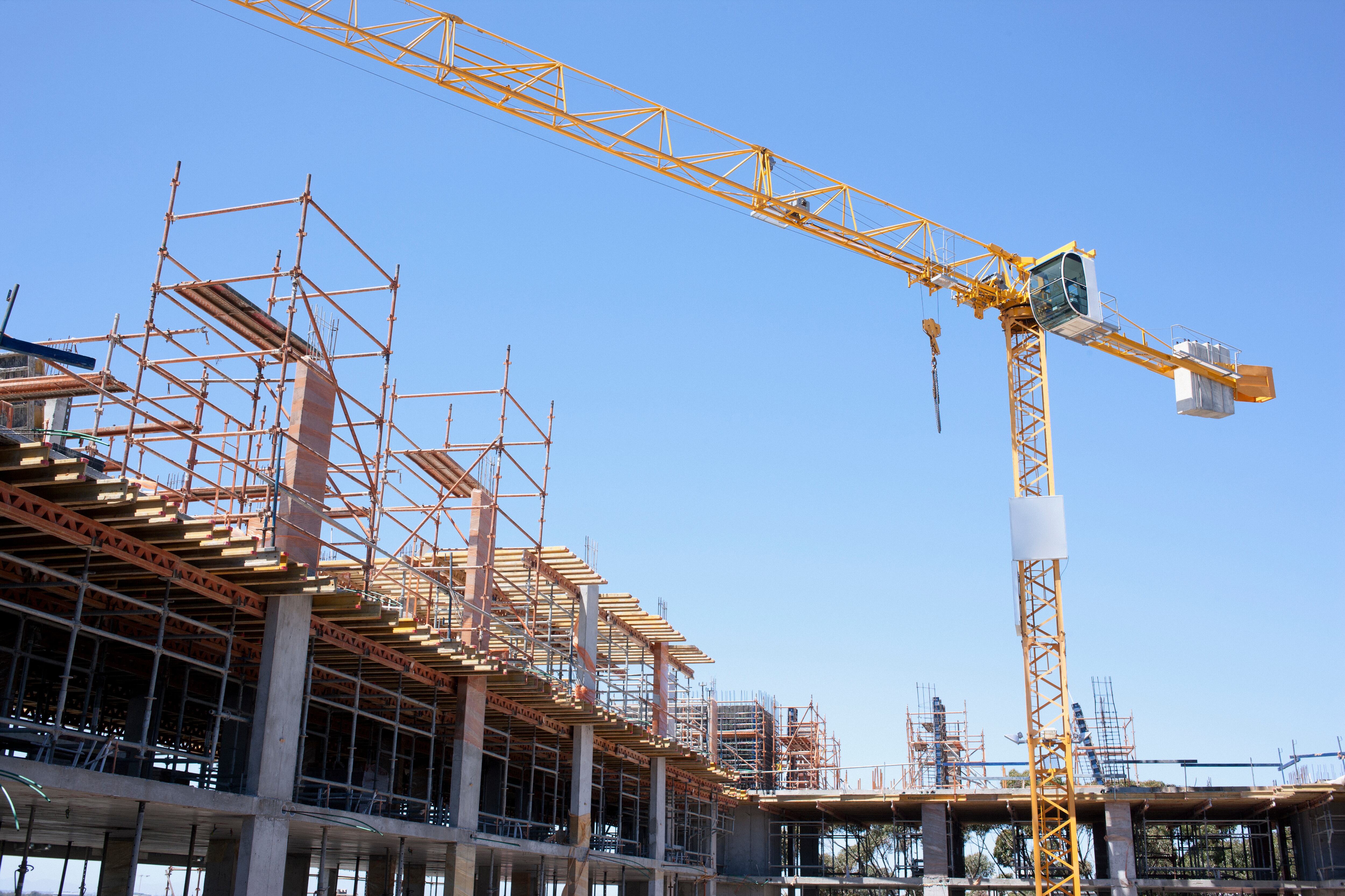 Construcción de viviendas sobre un solar