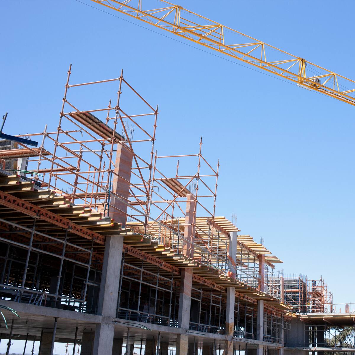 La construcción de viviendas echa el freno en Palencia