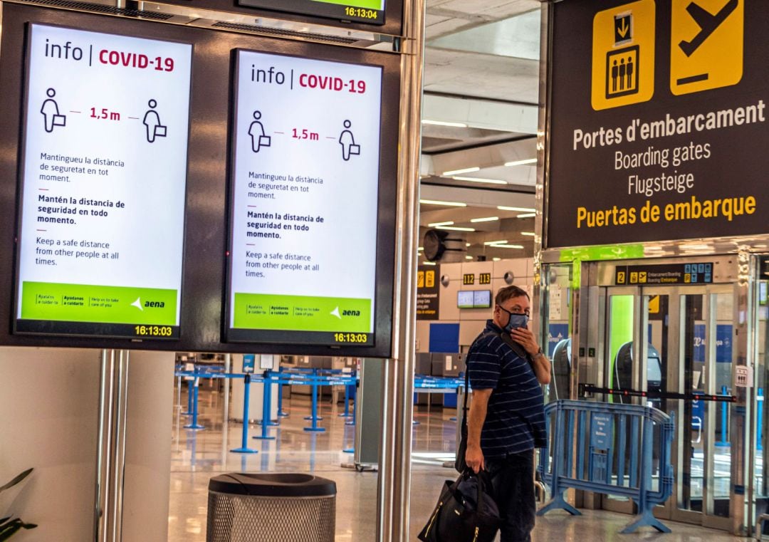 Vista este miércoles del Aeropuerto de Palma de Mallorca, que se prepara para el plan piloto de turismo que comenzará en Baleares el próximo 15 de junio con viajeros procedentes de Alemania.