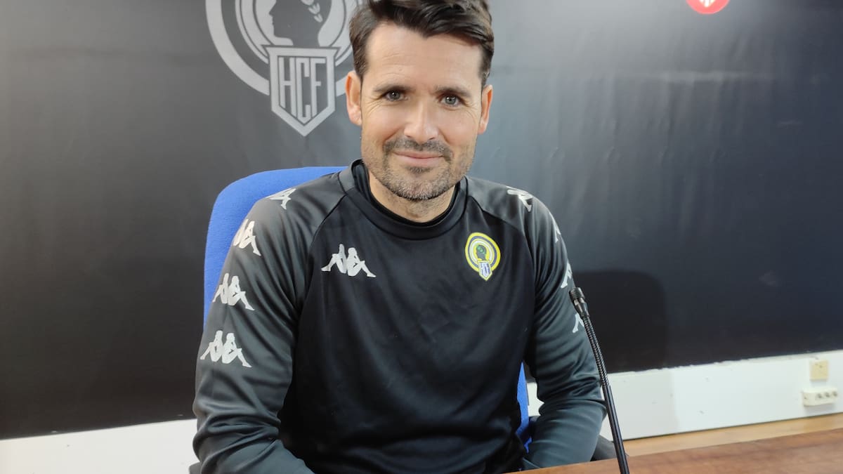 Lolo Escobar entrenador del Hércules previa Formentera