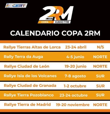 Calendario de la copa.