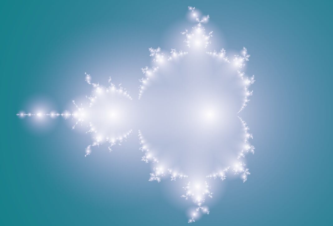 Conjunto de Mandelbrot (extraída de una construcción de GeoGebra de Rafael Losada)