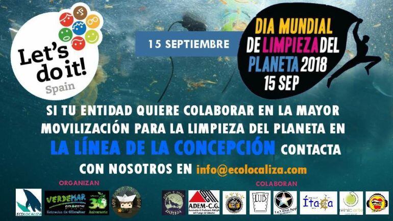 Cartel anunciador de la inicitiva ecologista