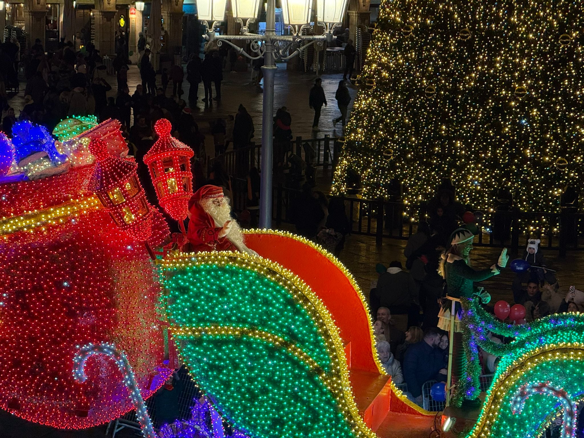 Papá Noel, en Salamanca/Ayuntamiento