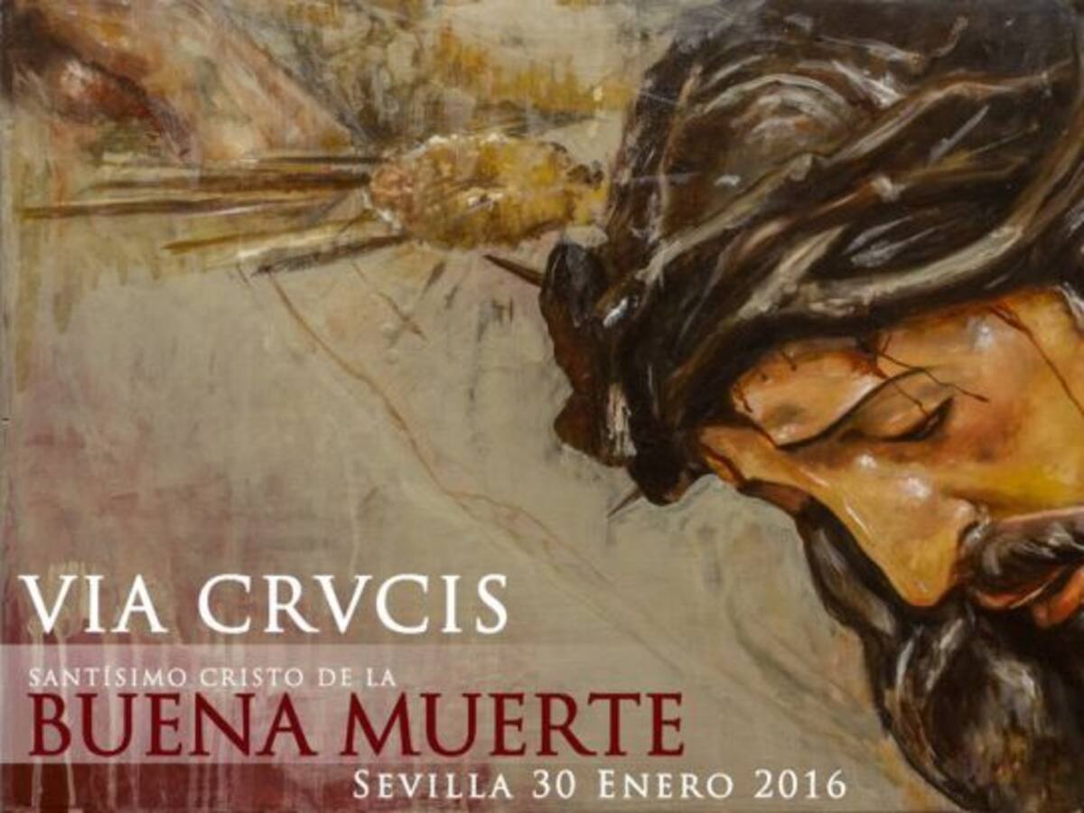 El crucificado de La Hiniesta sale extramuros en su vía crucis anual