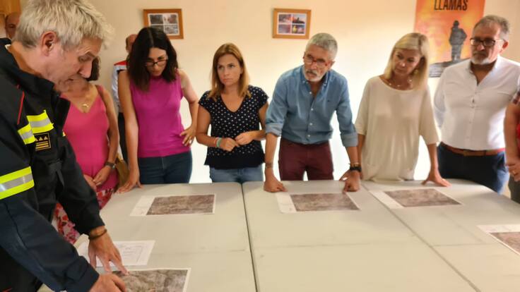 Grande Marlaska: "Con más de 200.000 hectáreas arrasadas por los incendios en todo el país este es el peor año"