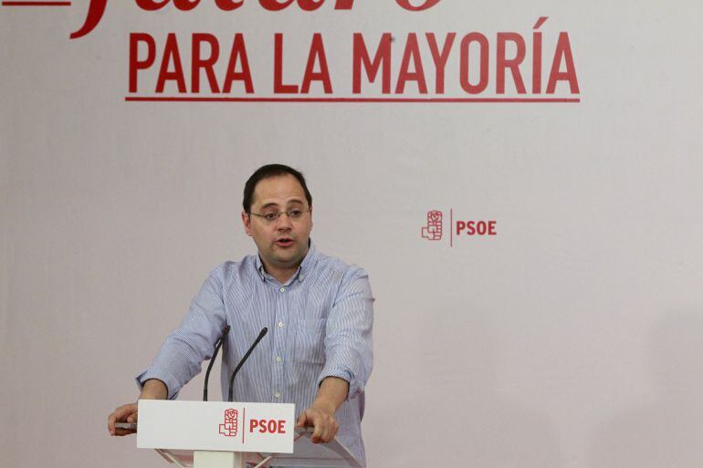 El secretario de Organización del PSOE, César Luena.