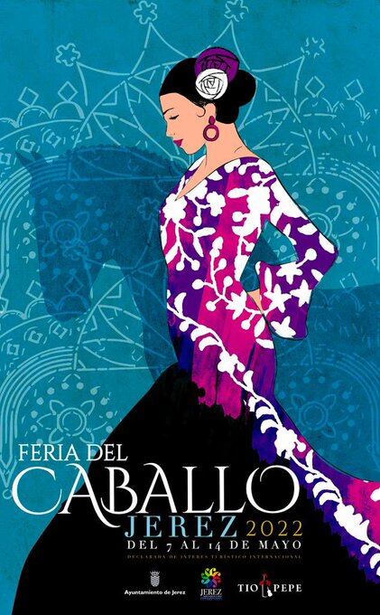 Cartel de la Feria del Caballo de Jerez 2022