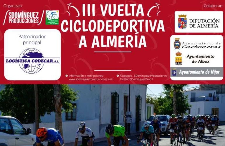 Cartel de la III Vuelta Ciclista a Almería.