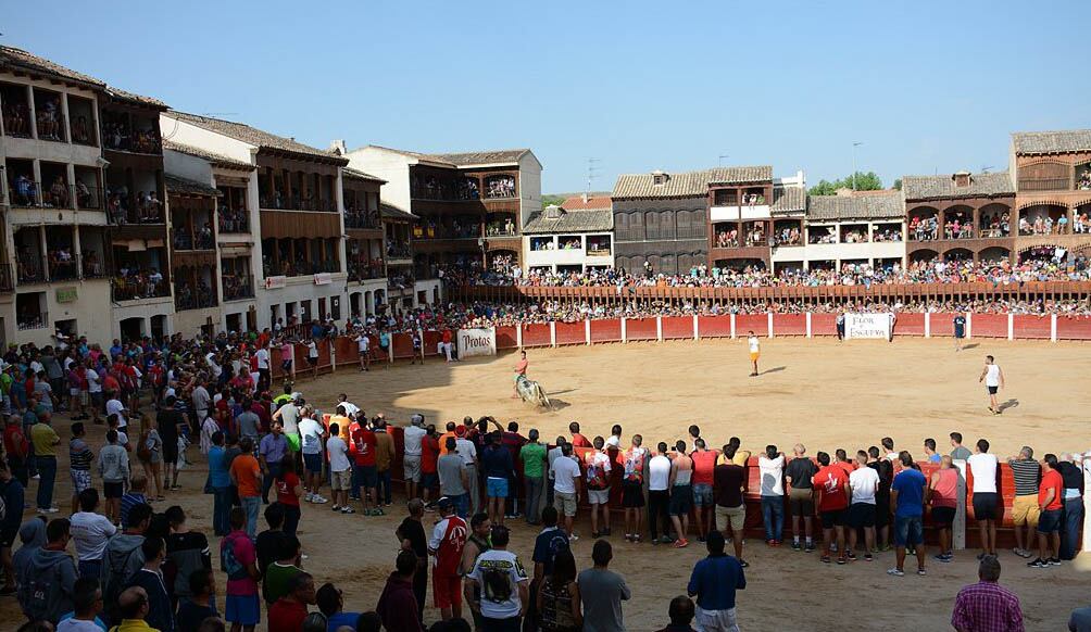 La Plaza del Coso de Peñafiel, epicentro de los festejos taurinos de San Roque