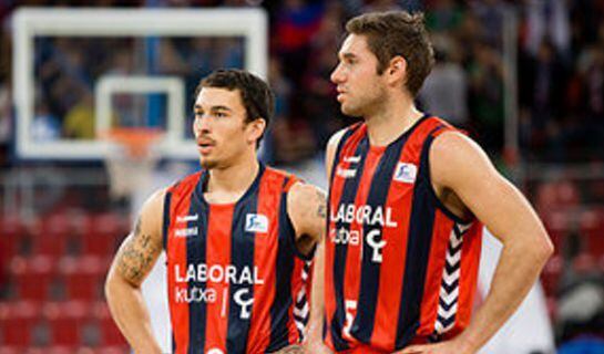 James y Causeur en el choque contra Fuenlabrada.