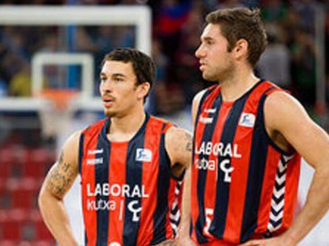 James y Causeur en el choque contra Fuenlabrada.