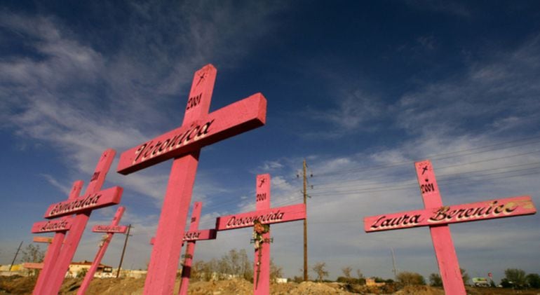 Desde el caso de &#039;Campo Algodonero&#039;, cada cruz rosa recuerda a las mujeres asesinadas en Ciudad Juárez