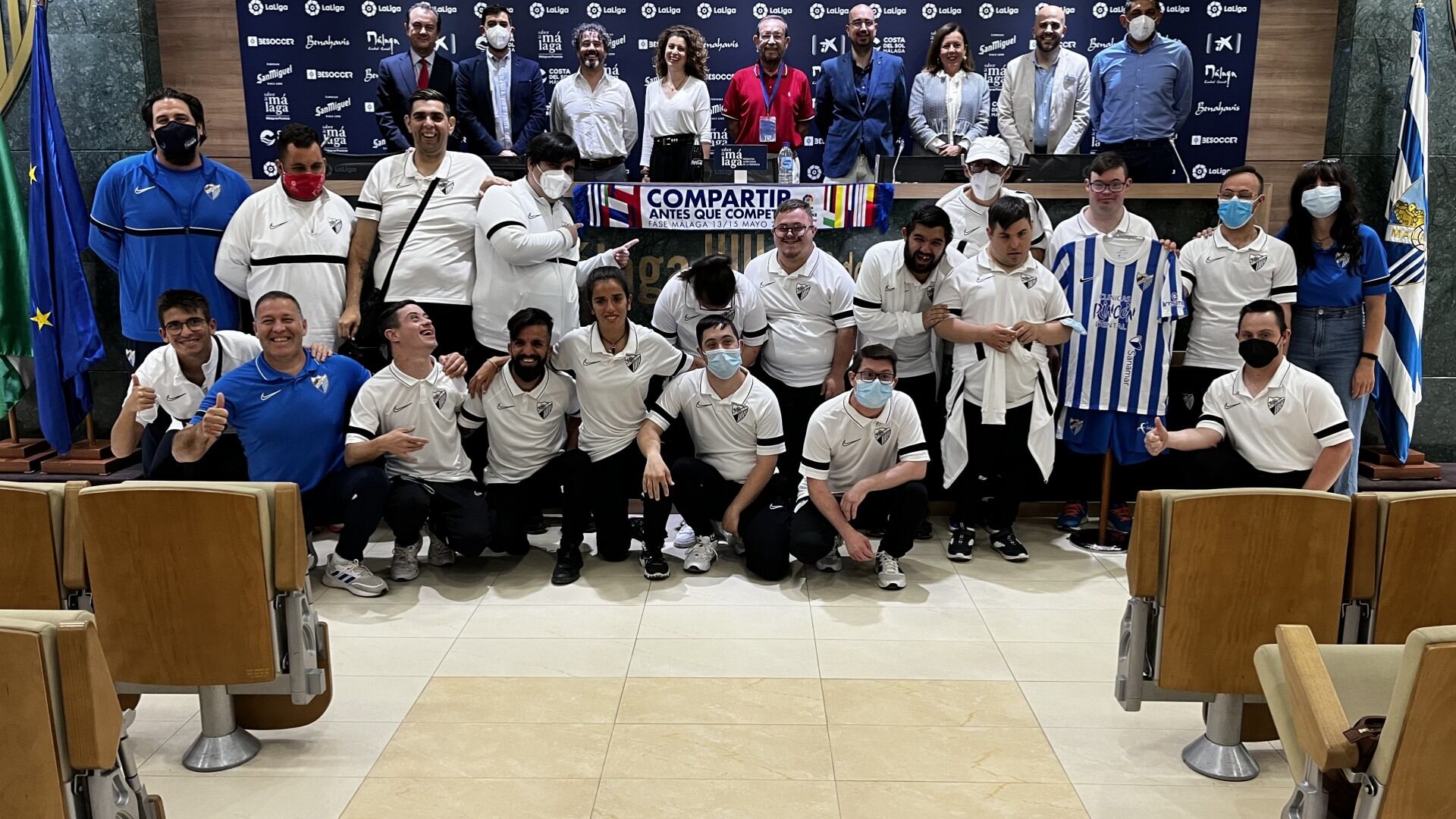 El Málaga Genuine participará desde el viernes en la fase de LaLiga Genuine en el estadio de La Rosaleda