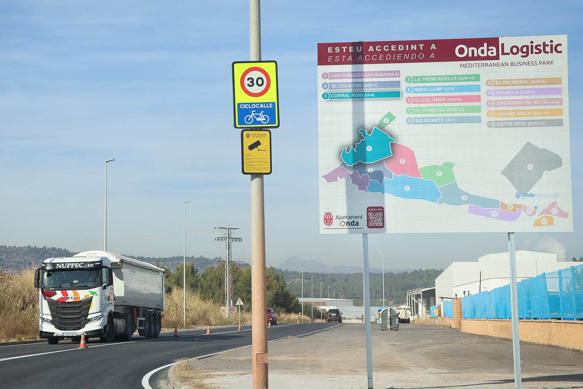 Señalética de los polígonos industriales