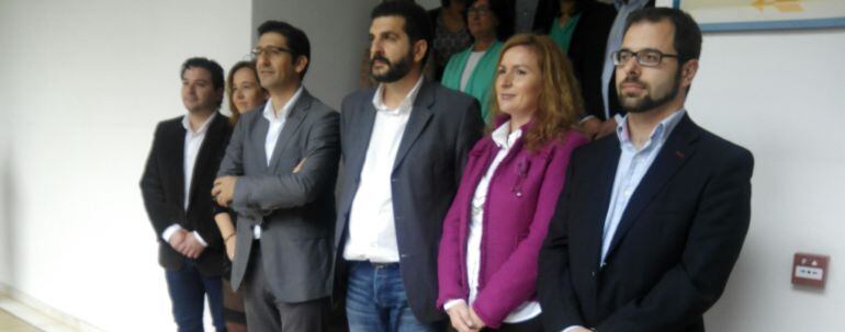 Jose Manuel Caballero y su equipo de gobierno en Valdeparaíso, Almagro.