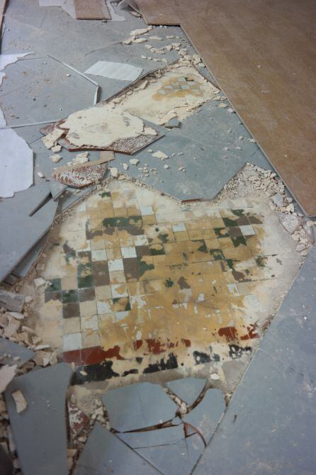 Detalle del pavimento