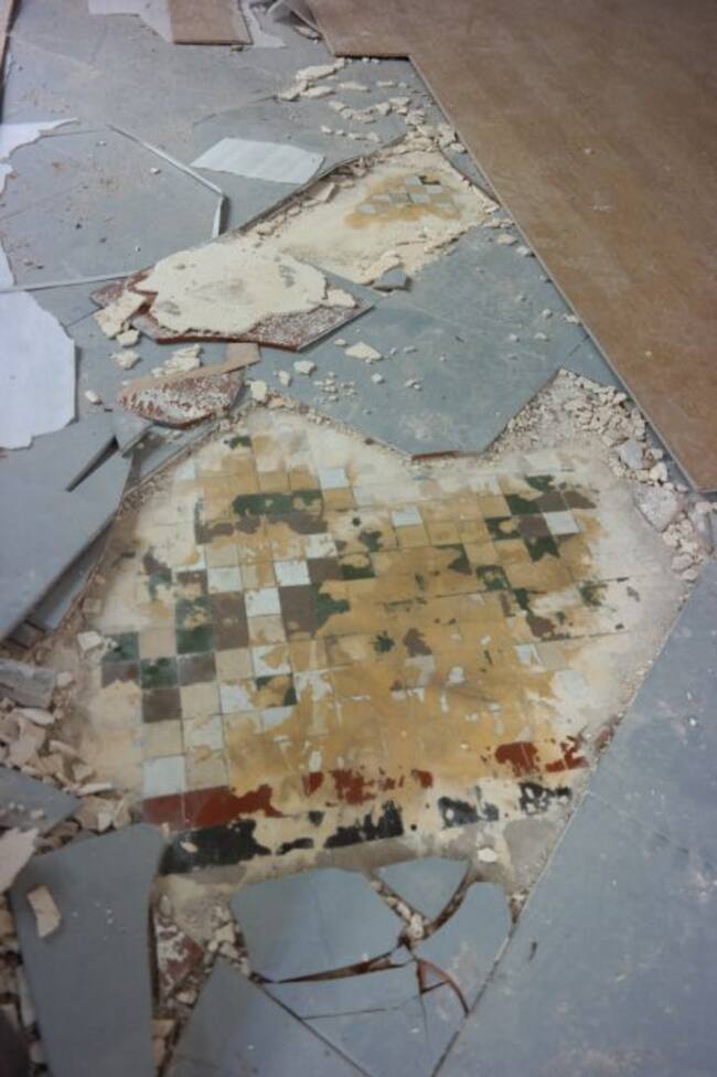 Detalle del pavimento