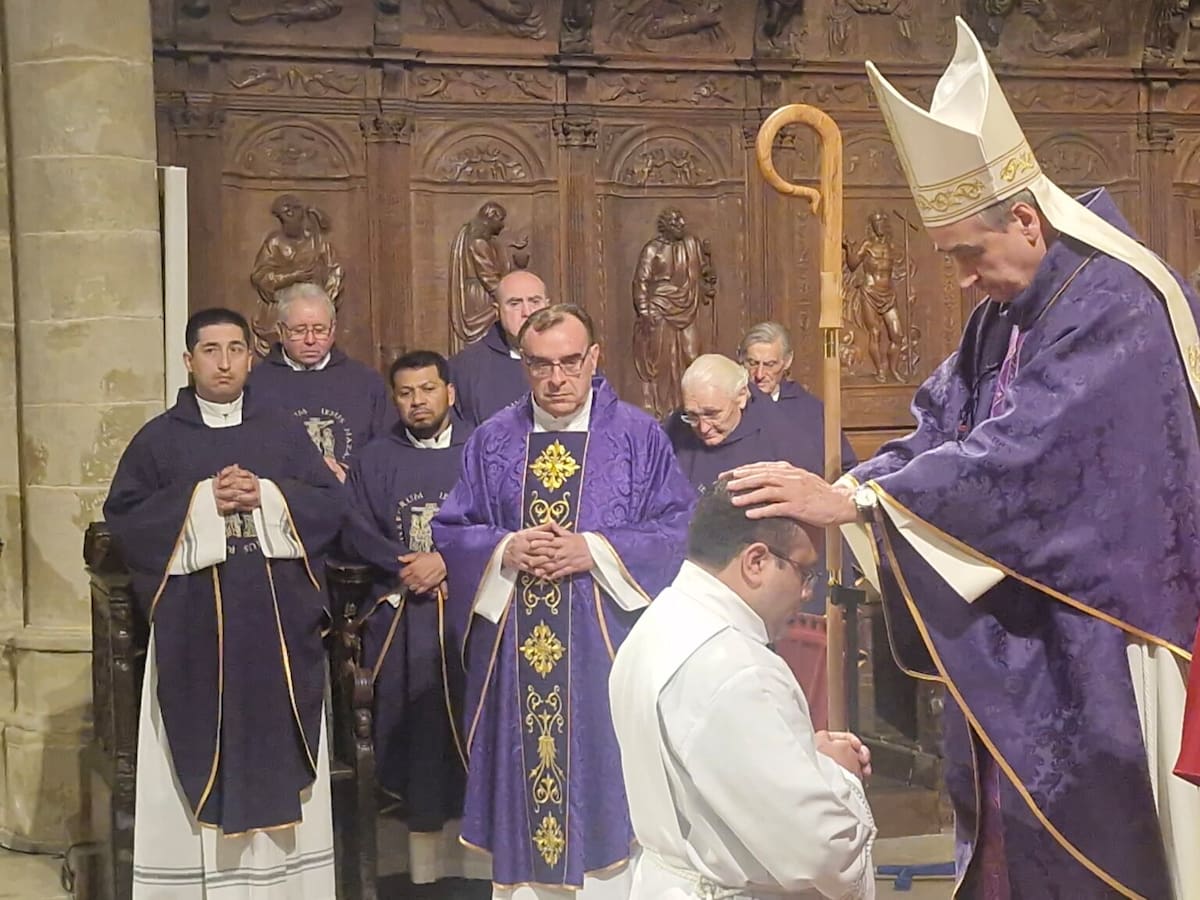 Reynaldo Jesús Cárdenas Irías ya es diácono de la diócesis de Huesca