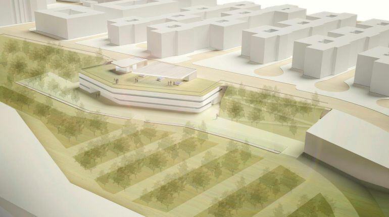 Recreación virtual del futuro centro de salud