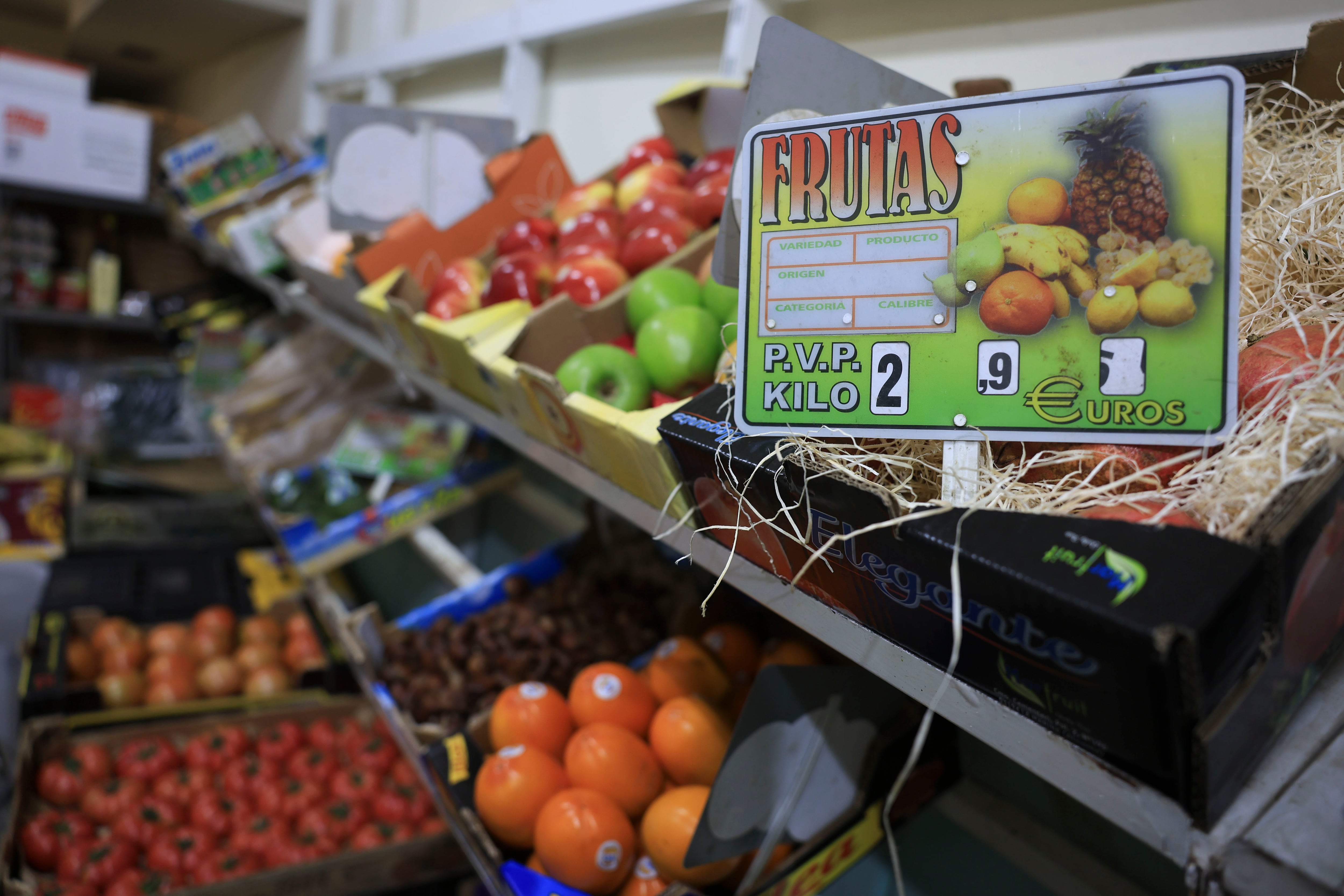 Frutas a la venta en un establecimiento