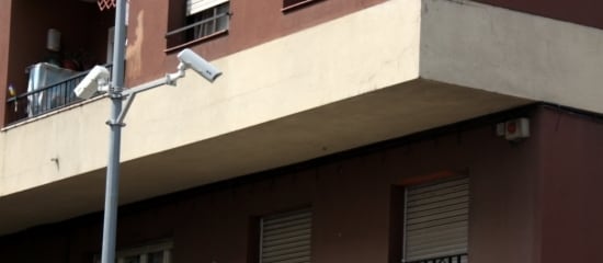 Càmeres de videovigilància als carrers de Salt, a Girona