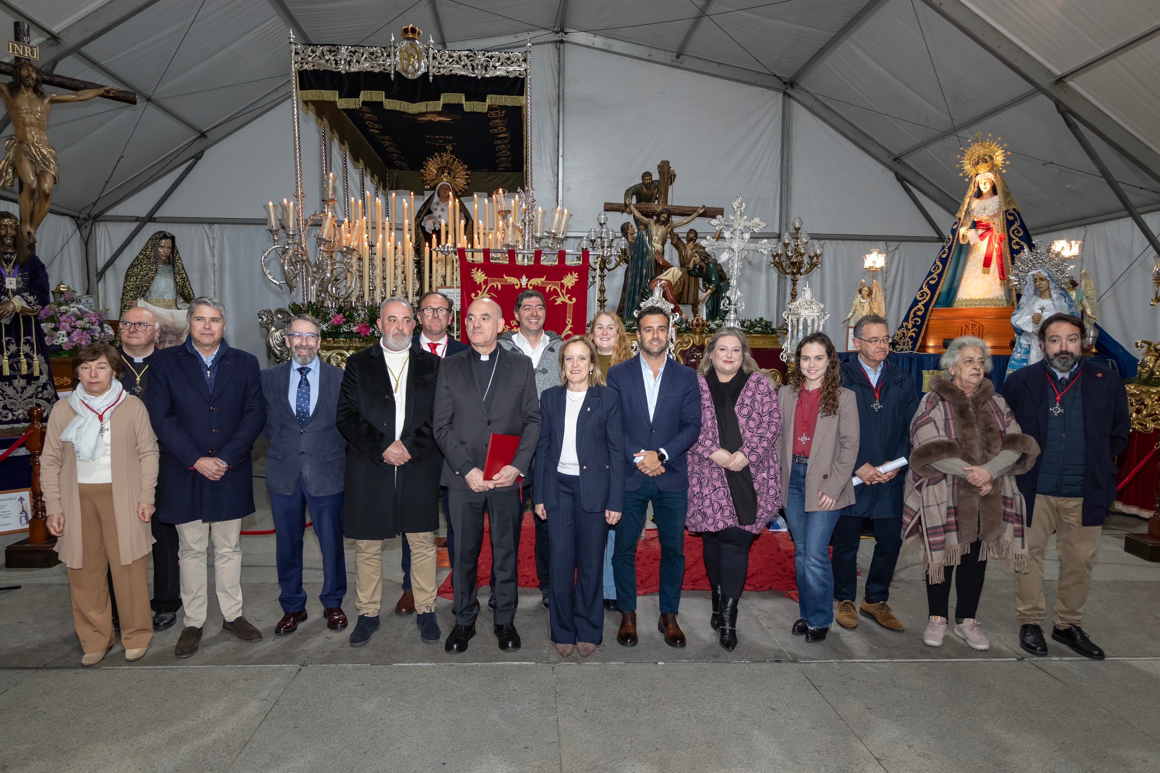 Inauguración de la exposición de pasos de Semana Santa de Santander.