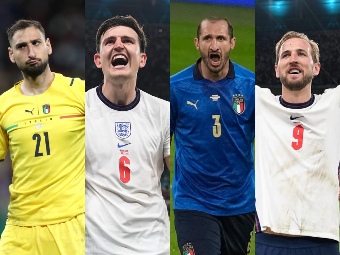 El cara a cara de la final de la Eurocopa 2020 entre Inglaterra e Italia