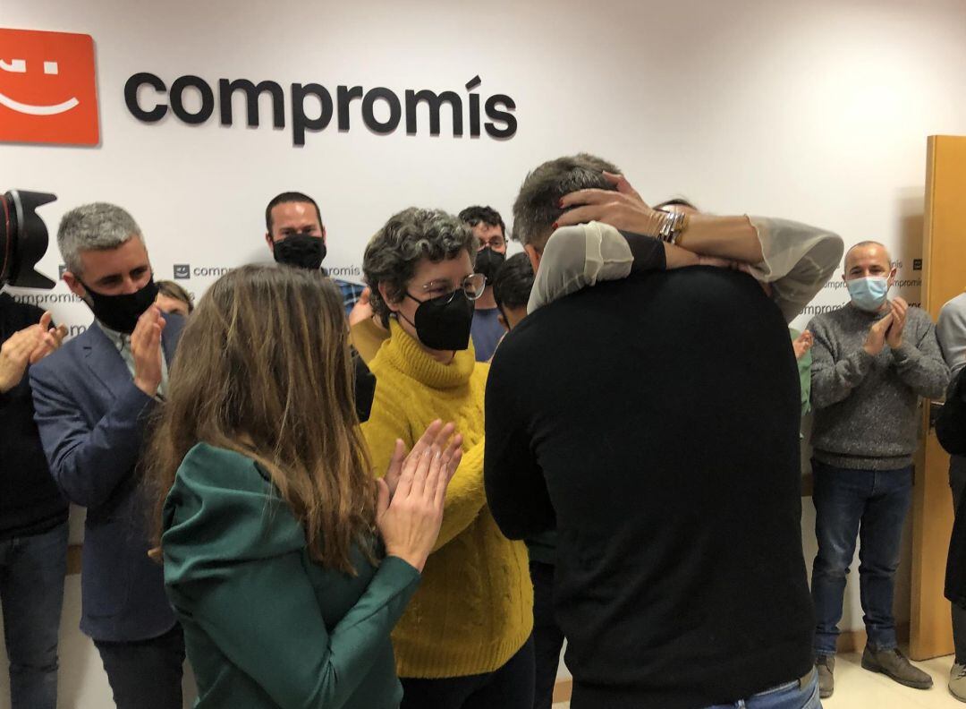 Despedida de Fran Ferri en la sede de Compromís