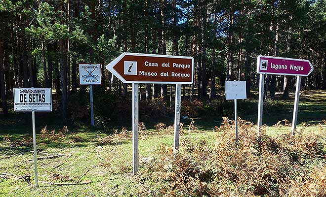 Señalización espacios naturales en Soria