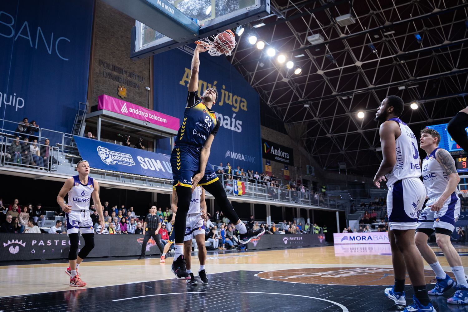 El jugador del MoraBanc Andorra, Felipe Dos Anjos.