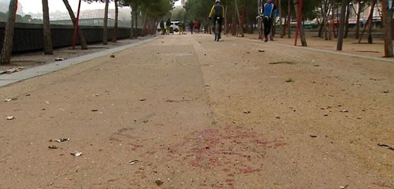 Imagen del lugar donde fue asesinado el hincha del Dépor y miembro de los Riazor Blues Francisco Javier Romero, alias Jimmy