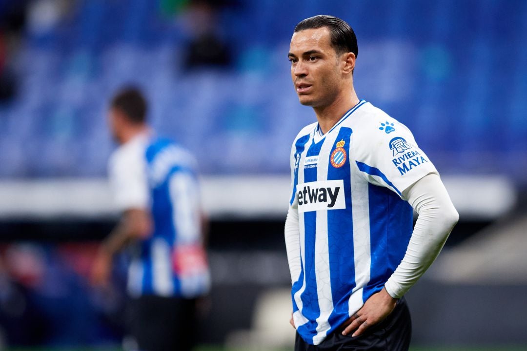 Raúl de Tomás, con la camiseta del Espanyol.