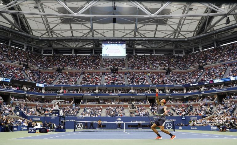 Nadal, en un partido del US Open