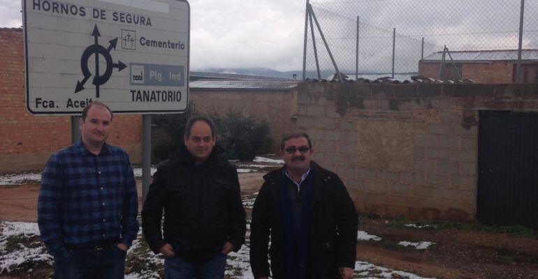Sergio Rodríguez, Juan Francisco Fernández y José Castro.